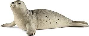 Schleich Wild Life, Realistic Ocean and Marine Animal Toys for Boys and Girls, Seal Toy Figurine, Ages 3+